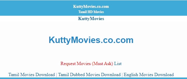 KuttyMovies Download 2021-23 Tamil Kutty Movie 1 kuttymovies